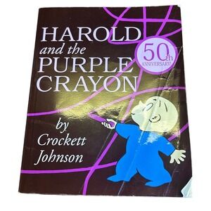 HarperCollins‎ Harold and the Purple Crayon OS Brown Paper 50th Anniv Book